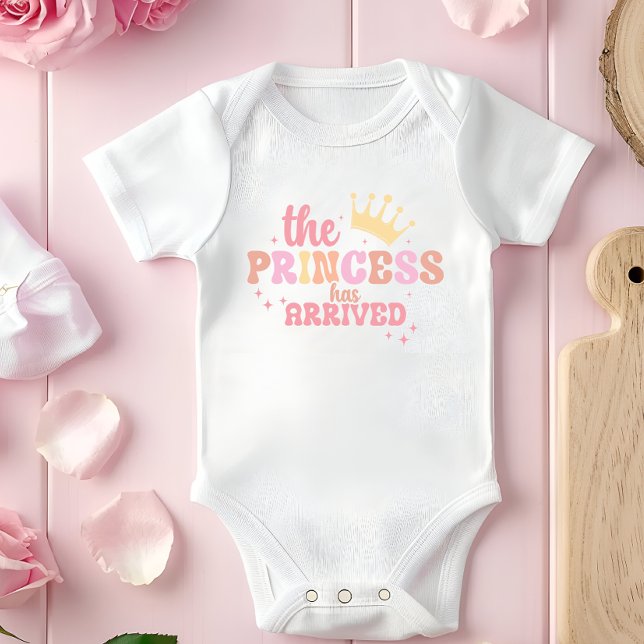 "The Princess Has Arrived" Baby Bodysuit Design (Creator Uploaded)