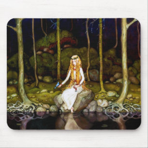 The Princess in the Forest Mouse Pad