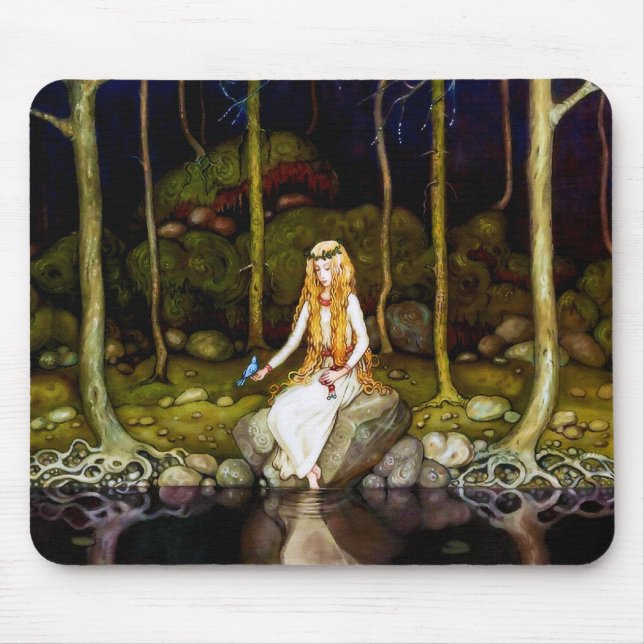 The Princess in the Forest Mouse Pad (Front)
