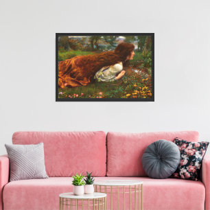 The Princess Out of School by Edward Robert Hughes Canvas Print