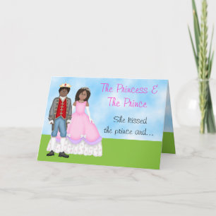 The Princess, Prince and Unicorn Birthday Card