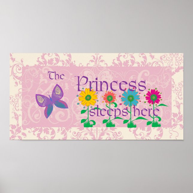 The Princess Sleeps Here Poster (Front)