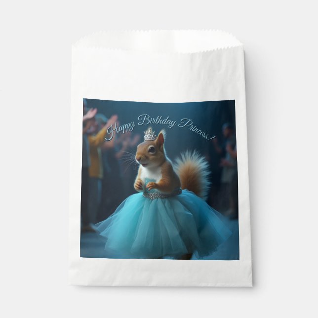 The Princess Squirrel Favour Bag (Front)