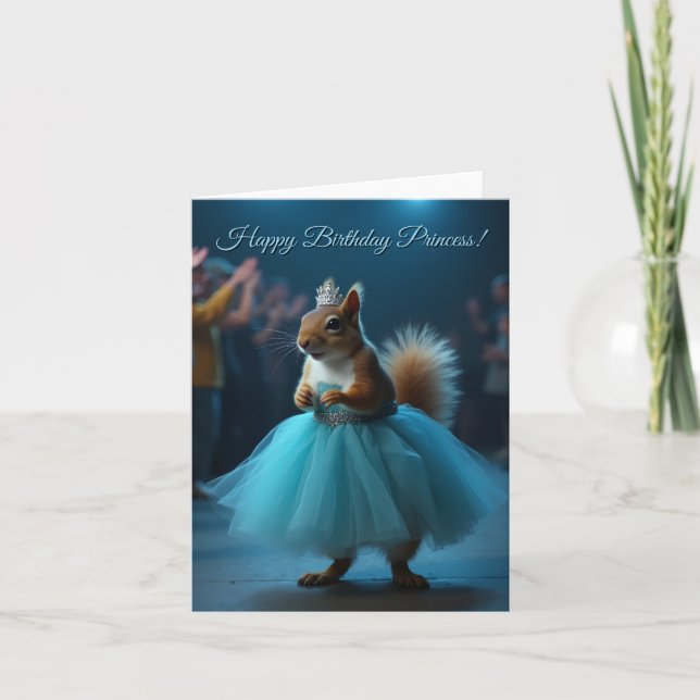 The Princess Squirrel Holiday Card (Front)
