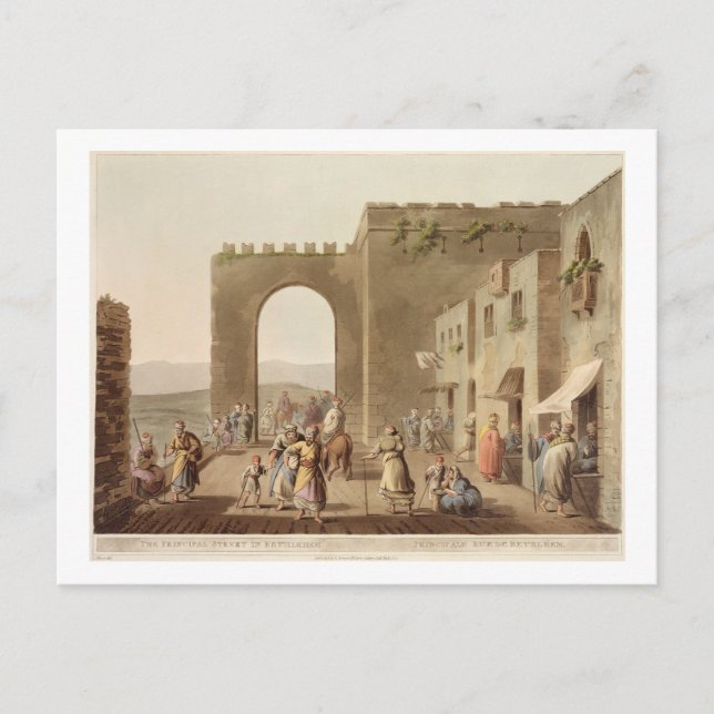 The Principal Street in Bethlehem, from 'Views of Postcard (Front)