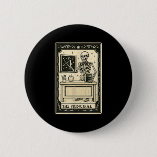 The Principal Tarot Card - Halloween Soky Gothic S 6 Cm Round Badge