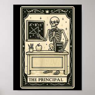The Principal Tarot Card - Halloween Soky Gothic S Poster