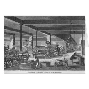 The printing presses room