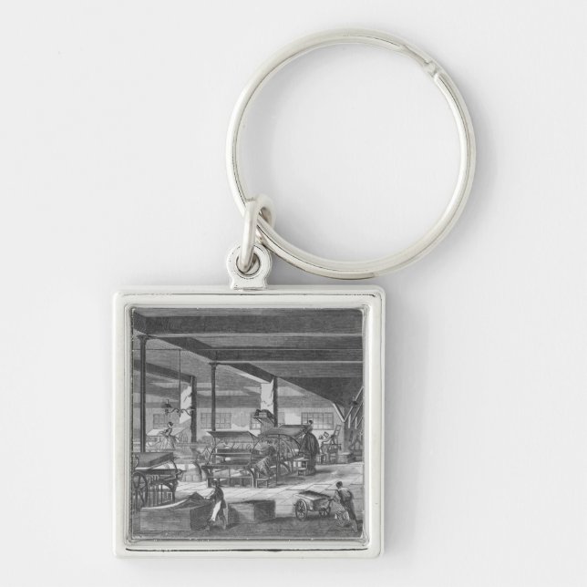 The printing presses room key ring (Front)