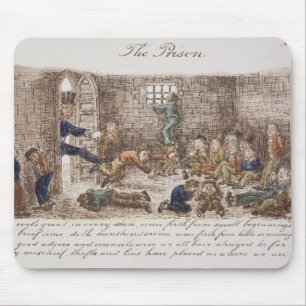 The Prison, 1858 (coloured engraving) Mouse Pad