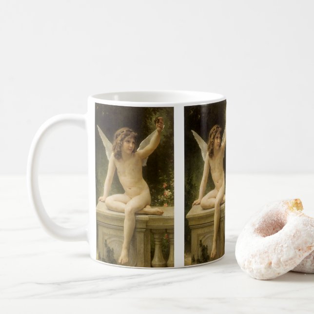 The Prisoner (Le Captif) by Bouguereau Coffee Mug (With Donut)