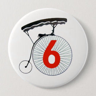 The Prisoner Number 6 10 Cm Round Badge