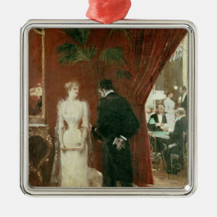 The Private Conversation, 1904 Metal Tree Decoration