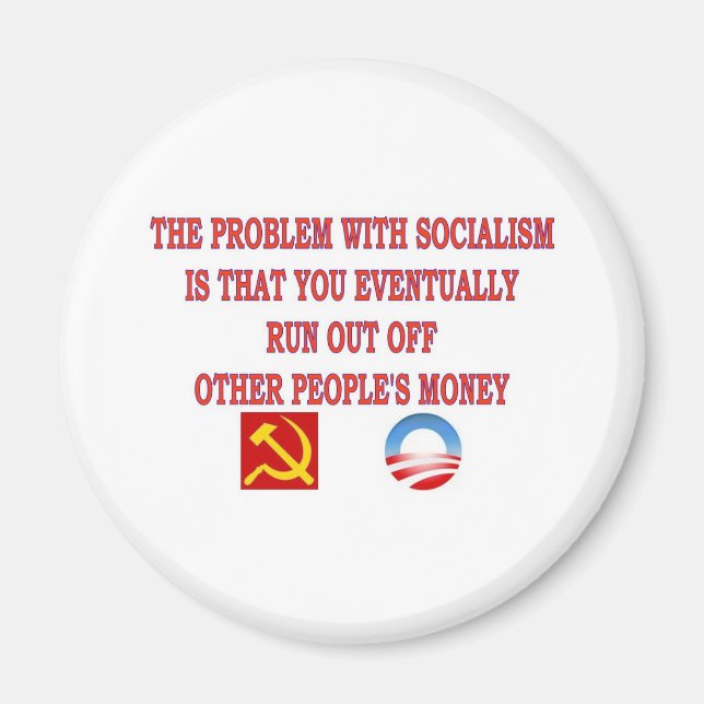 THE PROBLEM WITH SOCIALISM MAGNET (Front)