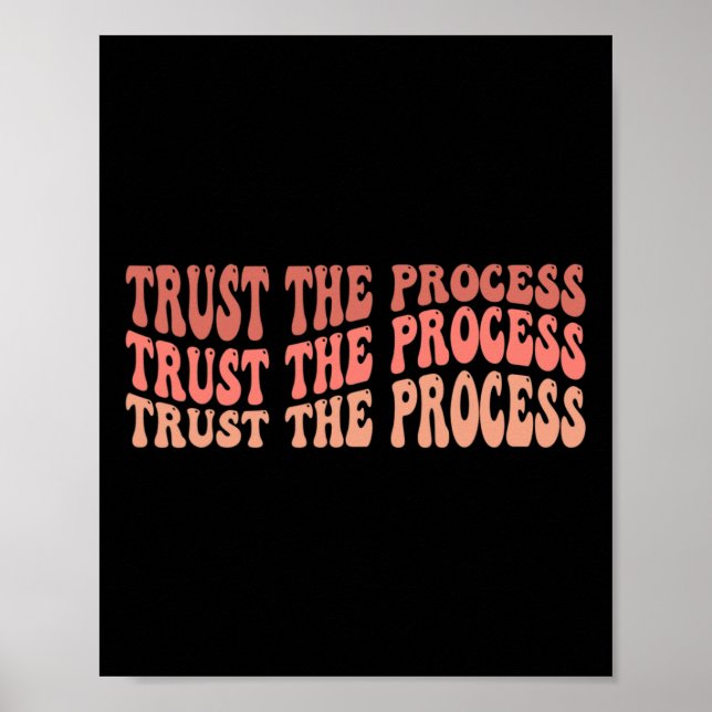 The Process Self Love Inspirational Quote  Poster (Front)