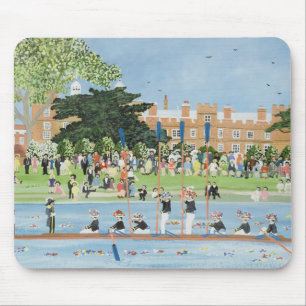 The Procession of Boats at Eton College Mouse Pad