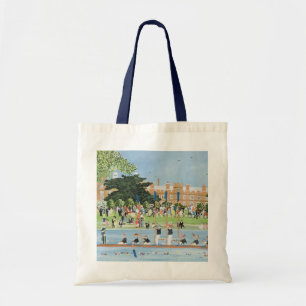 The Procession of Boats at Eton College Tote Bag