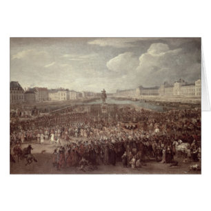 The Procession of Louis XIV (1638-1715) across the