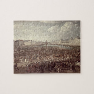 The Procession of Louis XIV (1638-1715) across the Jigsaw Puzzle