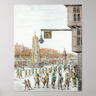 The Procession of Marie de Medici along Poster