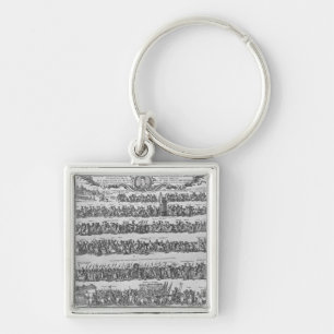 The Procession of Pope Innocent XII Key Ring