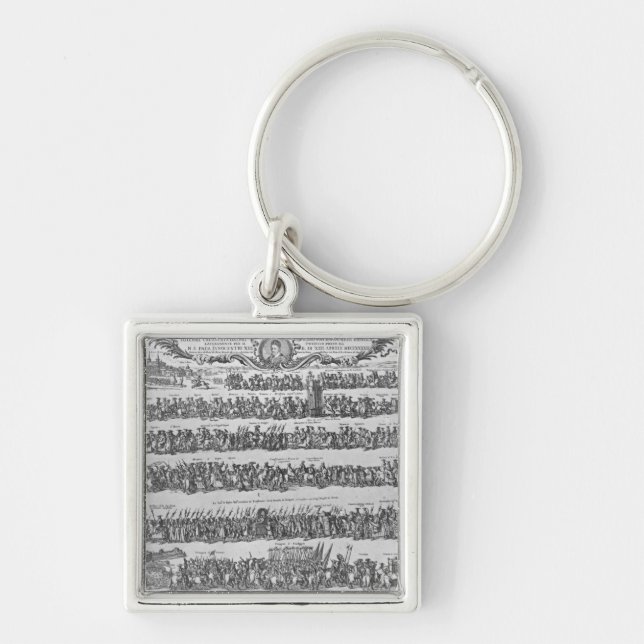 The Procession of Pope Innocent XII Key Ring (Front)