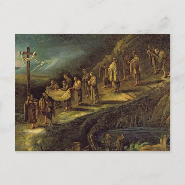 The Procession of the Holy Shroud Postcard (Front)