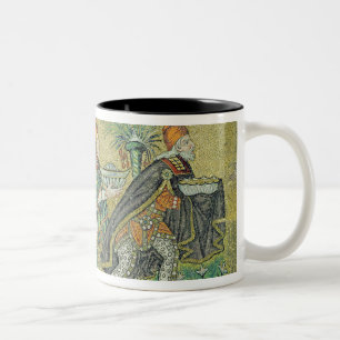 The procession of the three kings Two-Tone coffee mug
