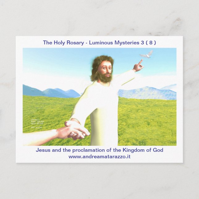 The proclamation of the Kingdom of God Postcard (Front)