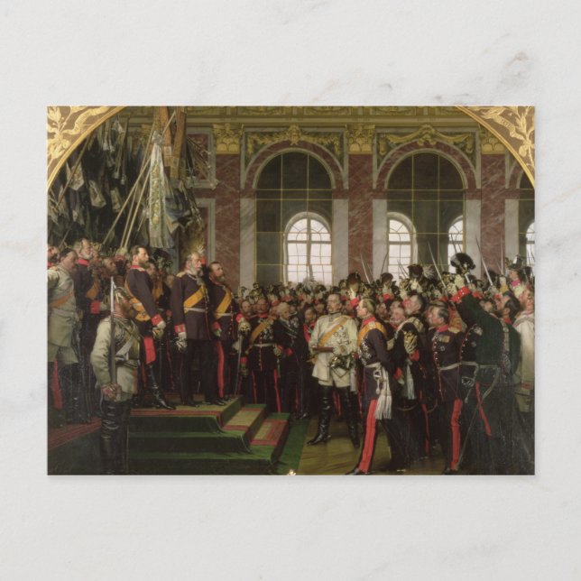 The Proclamation of Wilhelm Postcard (Front)