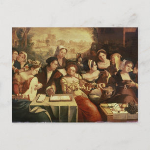 The Prodigal Son Feasting with Harlots Postcard