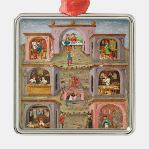 The Professions Metal Ornament