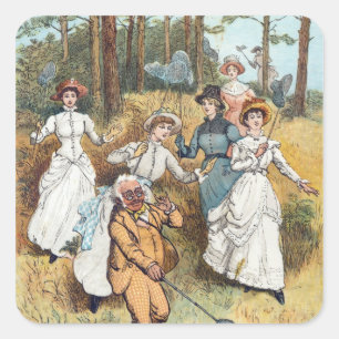 The Professor's Class Square Sticker