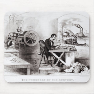 The Progress of the Century Mouse Pad