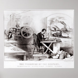 The Progress of the Century Poster