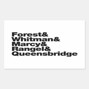 The Projects Rectangular Sticker