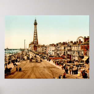 The Promenade Blackpool Lancashire England Poster