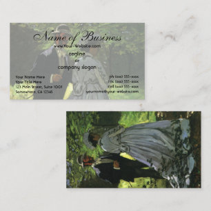 The Promenaders (The Strollers) by Claude Monet Business Card