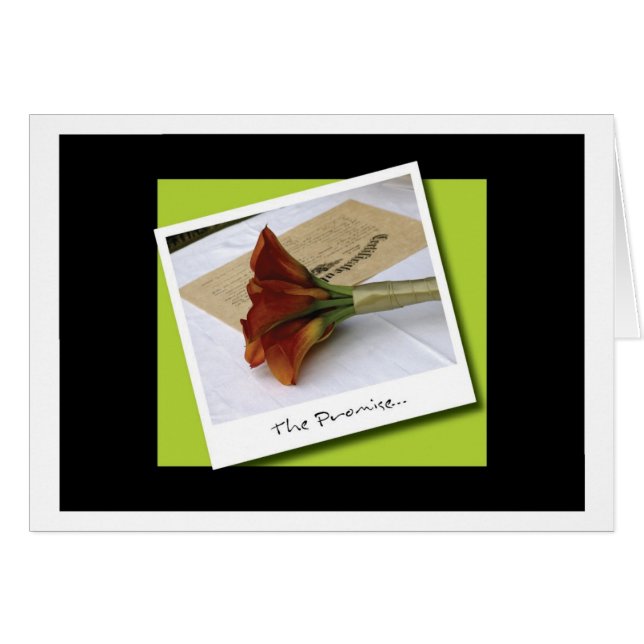 The Promise Card... (Front Horizontal)