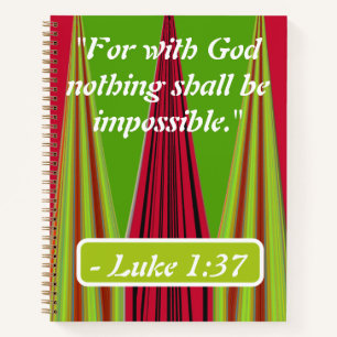The Promise of Possibility: Luke 1:37 Revealed Notebook
