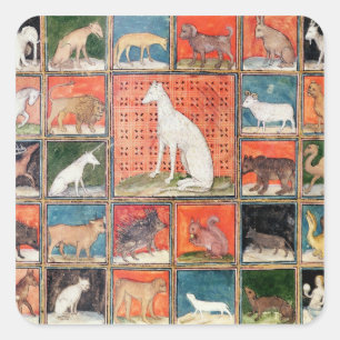 The Properties of Beasts: The Mammals Square Sticker