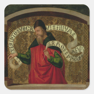The Prophet Amos, 1535 Square Sticker
