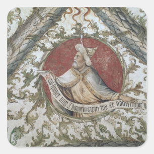 The Prophet Baruch, from the Loggia d'Annunciazion Square Sticker