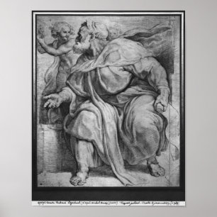 The Prophet Ezekiel, after Michangelo Buonarroti Poster