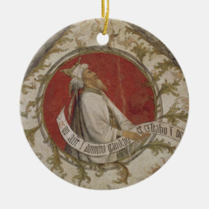 The Prophet Habakkuk, from the Loggia d'Annunciazi Ceramic Ornament