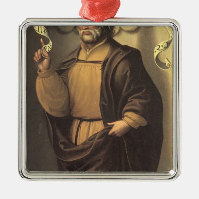 The Prophet Isaiah Metal Tree Decoration (Front)