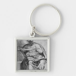 The Prophet Joel, after Michangelo Buonarroti Key Ring