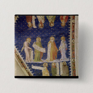 The Prophets Ezekiel, Jeremiah 15 Cm Square Badge