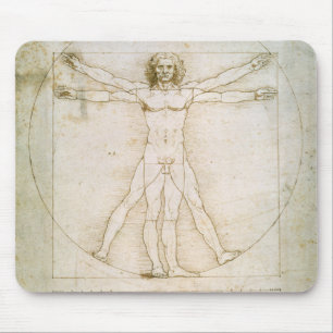 The Proportions of the human figure Mouse Pad
