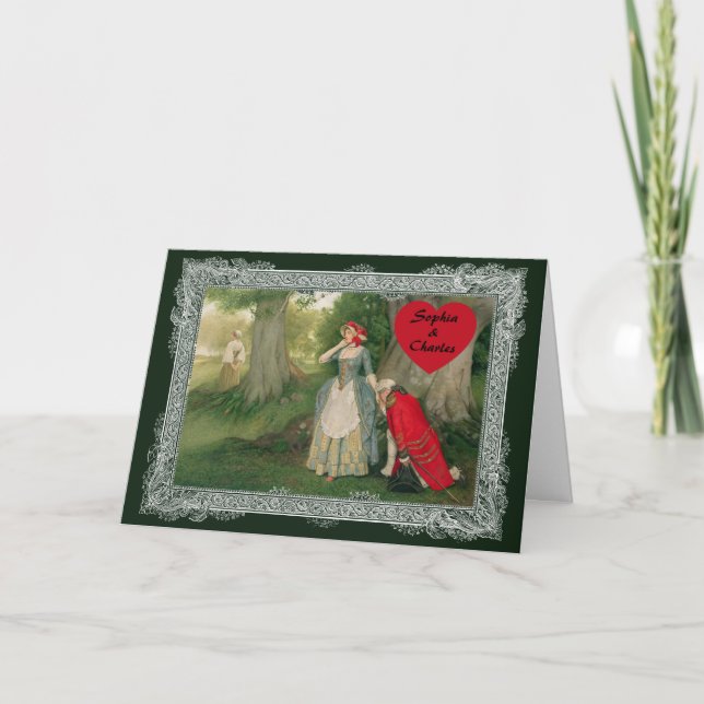 The Proposal by Sir James Dromgole Linton Invitation (Front)